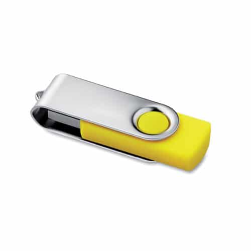 Personalizzazione pen drive gialla