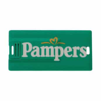 Usb personalizzata ultrapiatta Pampers, vista frontale