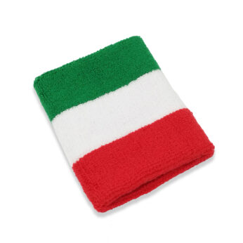 Polsino personalizzato jacquard tricolore italia