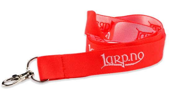 Lanyard da collo personalizzato jacquard